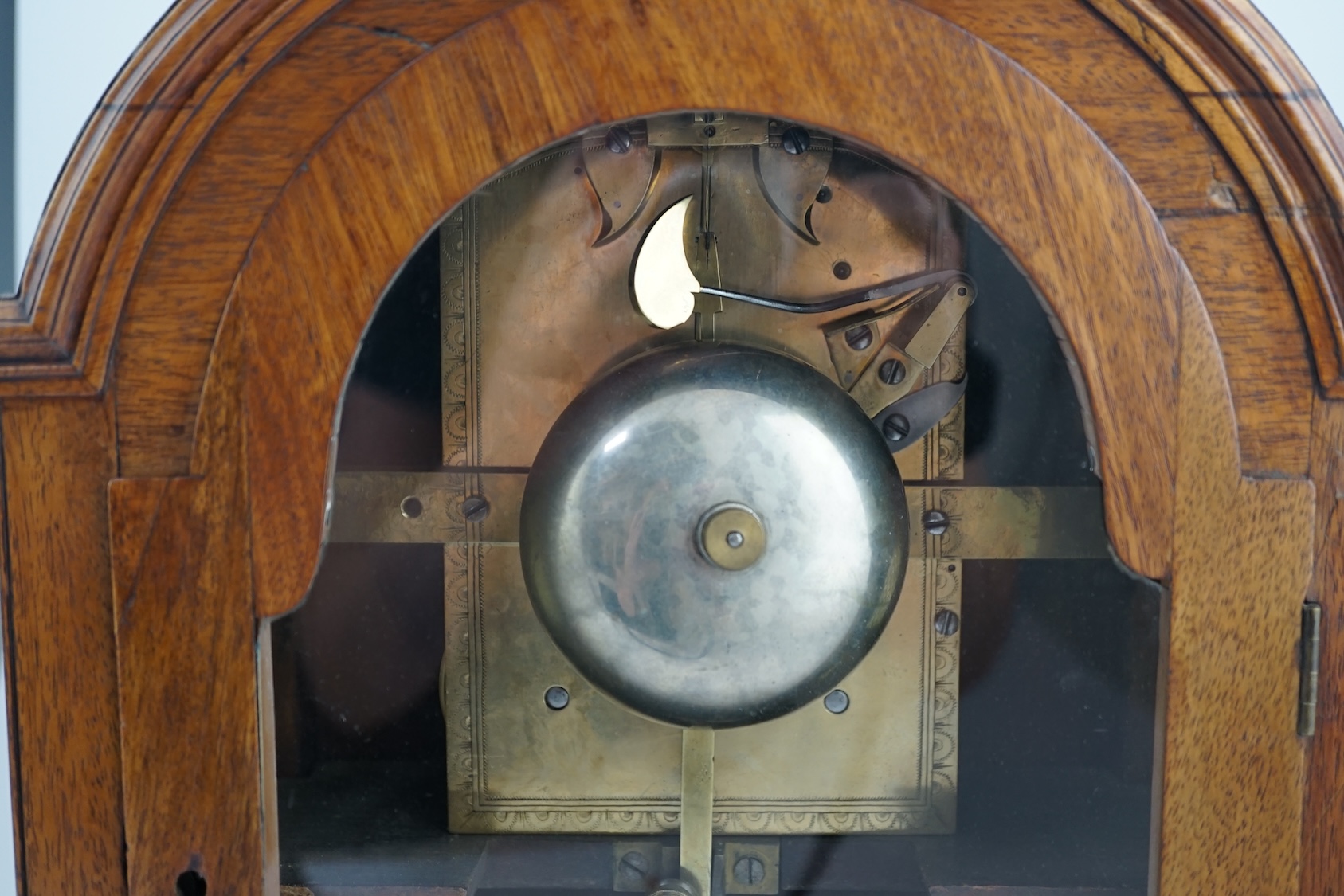 Samuel Marsh of London. A George III mahogany eight day bracket clock